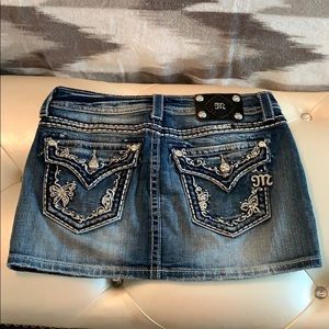 Miss Me size 28 Jean skirt